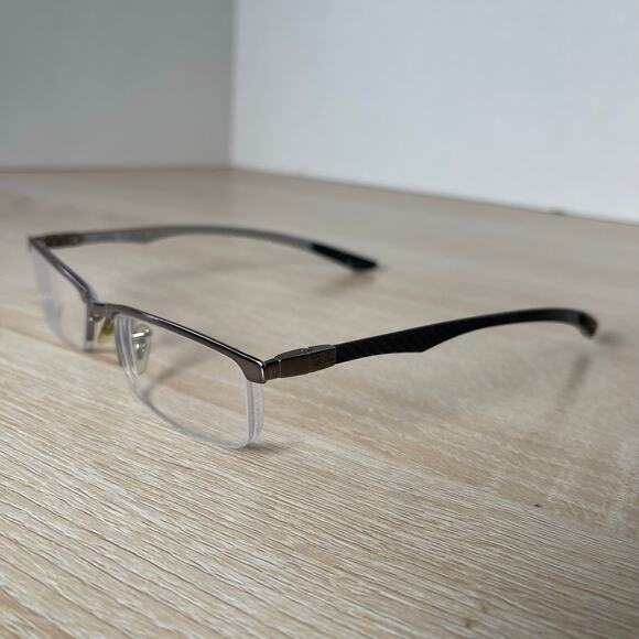 Ray-Ban RB8406 2502 Eyeglasses Carbon Fiber Silver Frames Only 53-17-140 - Picture 3 of 9